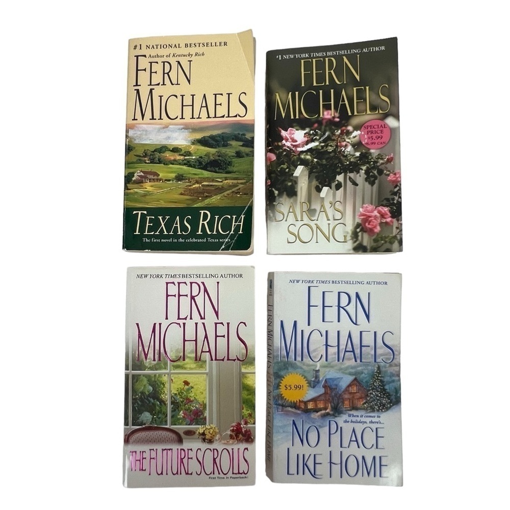 Fern Michaels Fiction BookNovel Lot/4 Paperback Family Life Romance/Contemporary